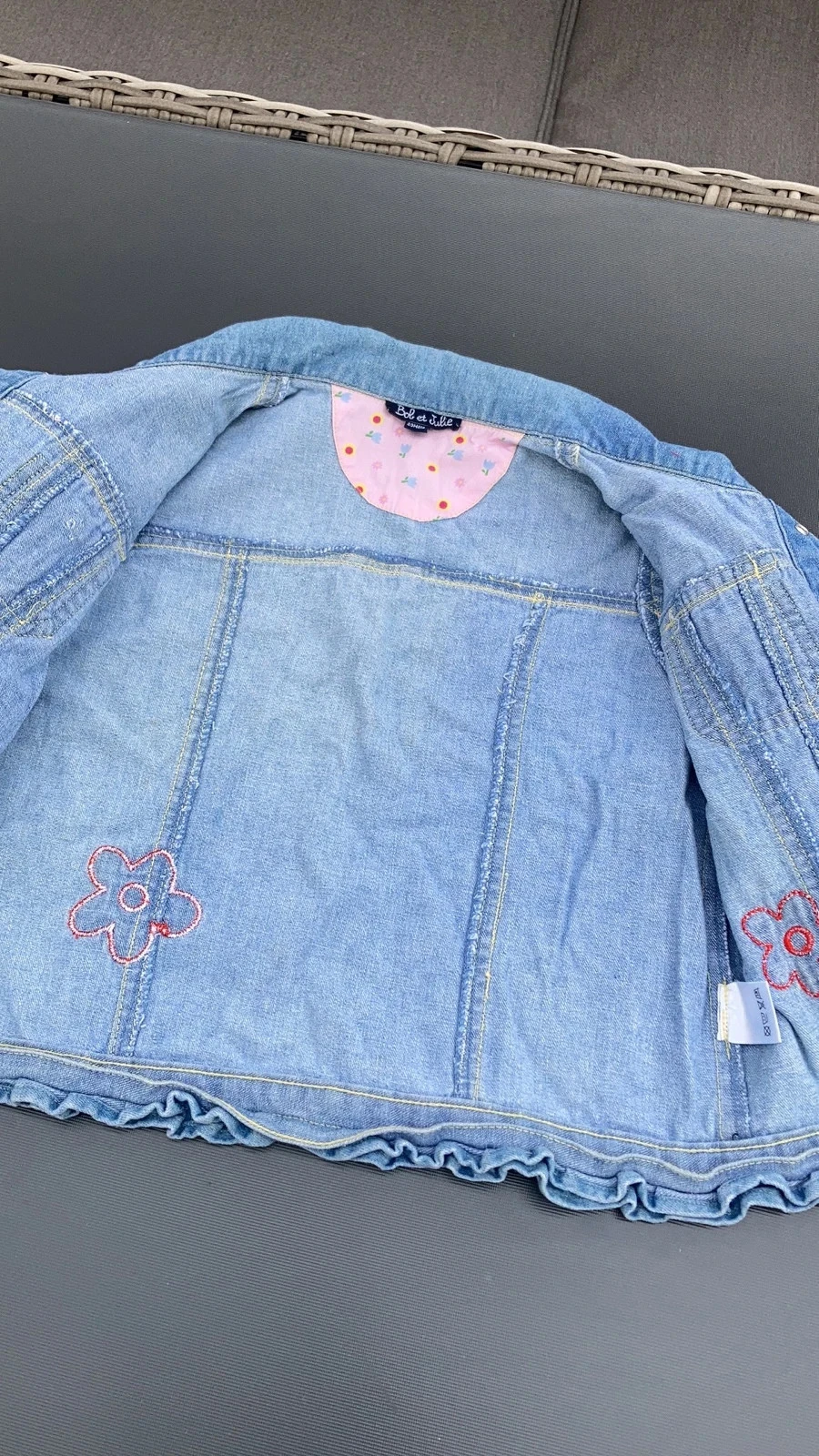 Vestido jeans para bebê menina tamanho 2 anos 24 meses guarda-roupa infantil – photo 5
